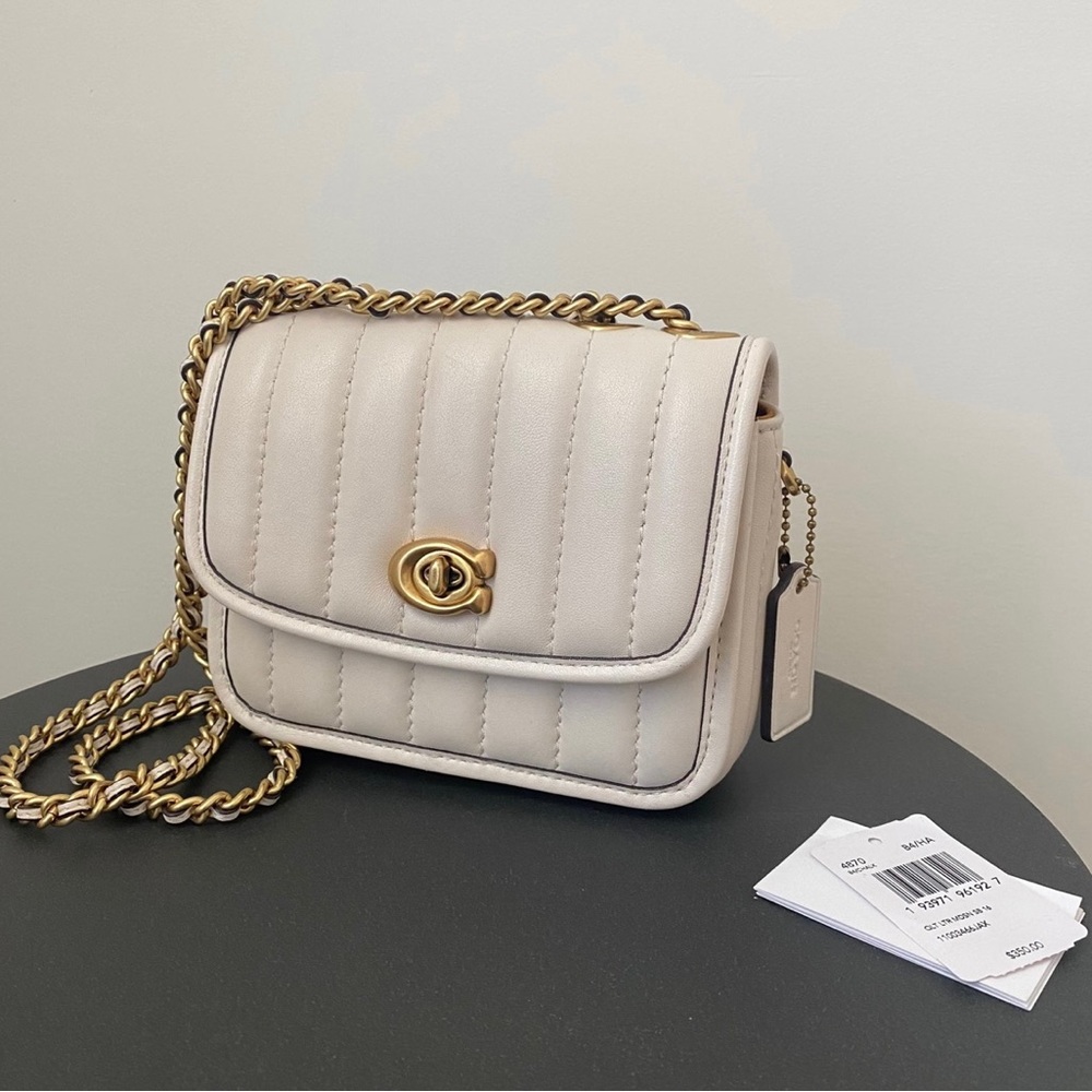 Brand new coach quilted bag